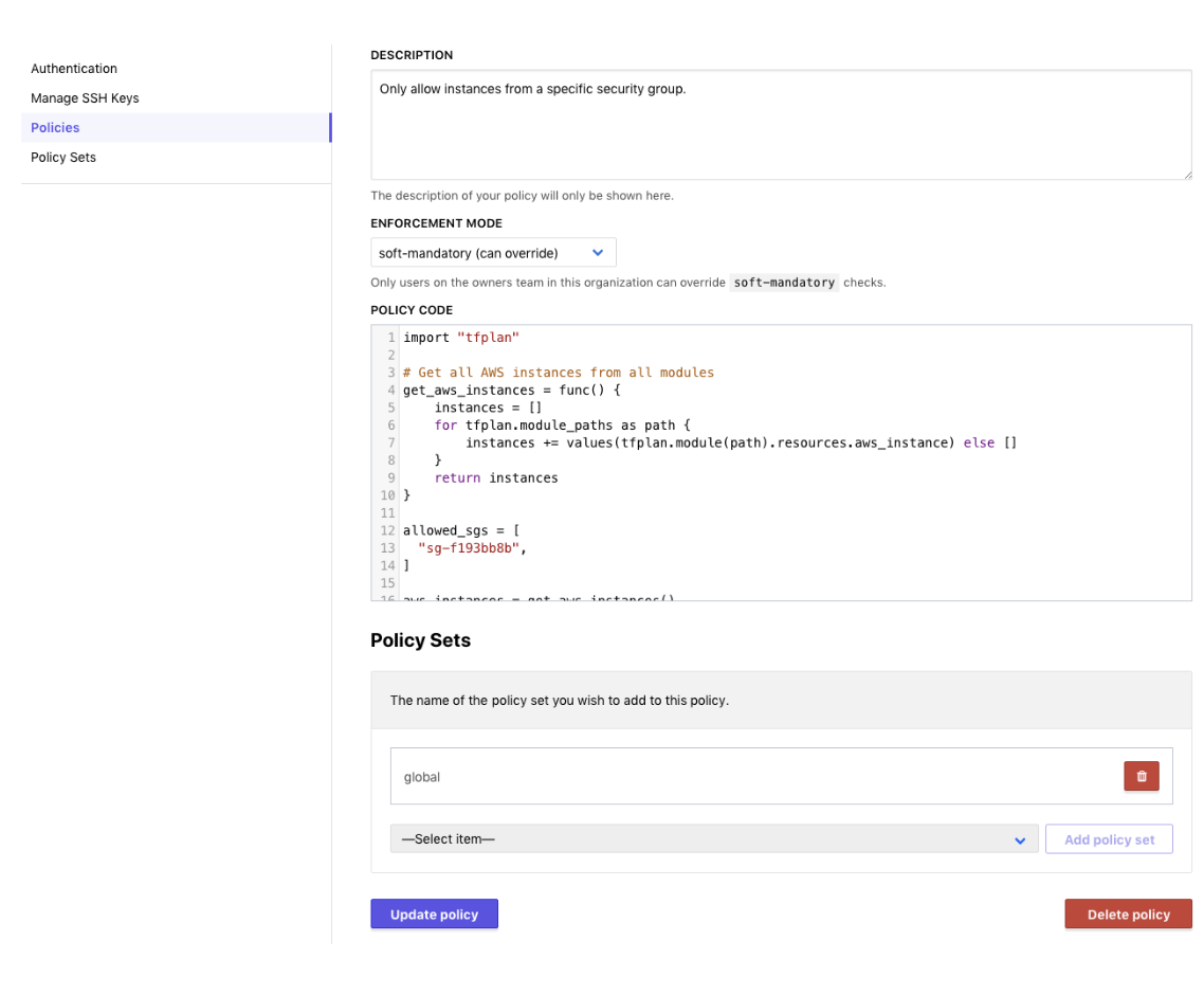 Using Terraform & Sentinel for Infrastructure Governance